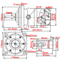 SILNIK HYDRAULICZNY BM7 BMV OMV 800 cm3 GR5 33 kW 250 OBR/MIN SM-G